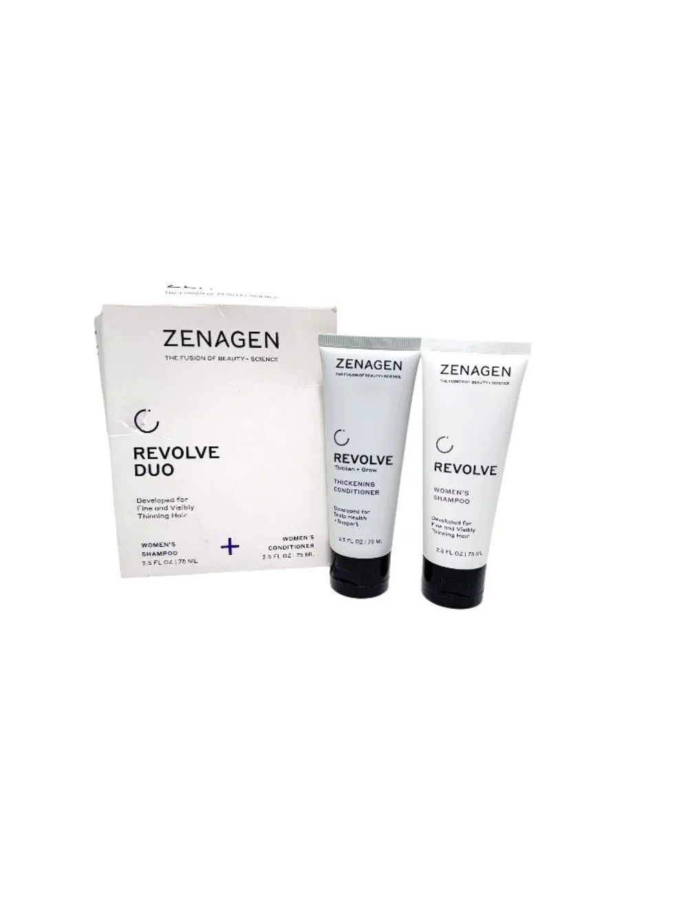 Zenagen Revolve Women’s Thickening Shampoo & Conditioner Duo 2.5 oz